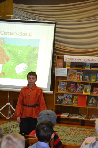 Заяц читает М. Митенков