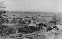 Фото 1963 года. Снимок села Новоселье с Бурой горы