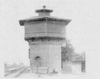 Водоемное здание на станции Новоселье 1912 год